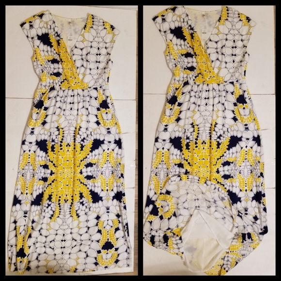 🆕️Gap "Distorted Dawn" Maxi Wrap Dress 8 - Picture 2 of 12